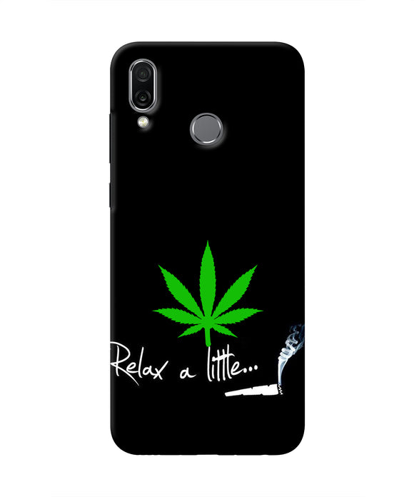 Weed Relax Quote Honor Play Real 4D Back Cover