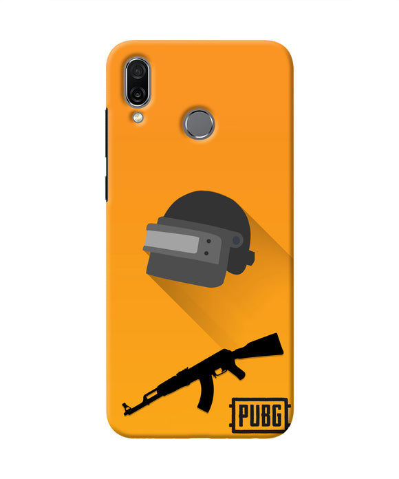 PUBG Helmet and Gun Honor Play Real 4D Back Cover