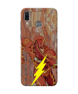 Flash Running Honor Play Real 4D Back Cover