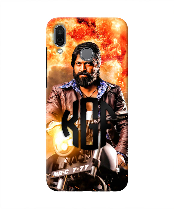 Rocky Bhai on Bike Honor Play Real 4D Back Cover