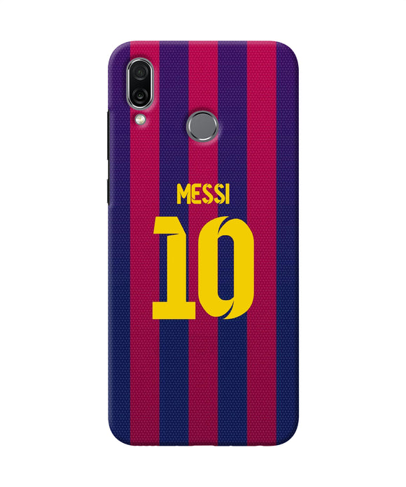 Messi 10 Tshirt Honor Play Back Cover