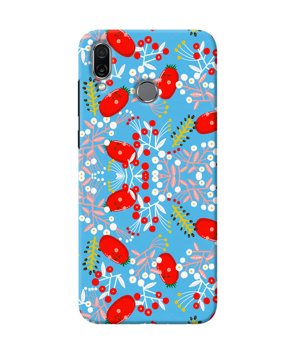 Small Red Animation Pattern Honor Play Back Cover