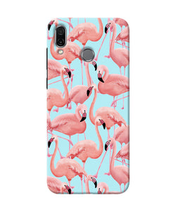 Abstract Sheer Bird Print Honor Play Back Cover