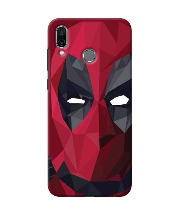 Abstract Deadpool Mask Honor Play Back Cover