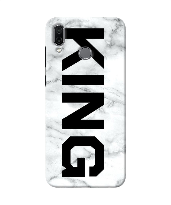 King Marble Text Honor Play Back Cover