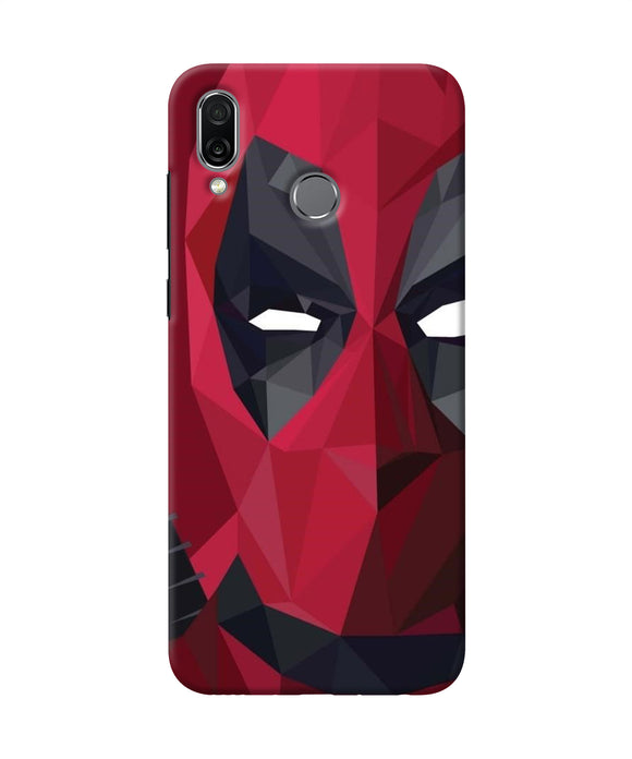 Abstract Deadpool Half Mask Honor Play Back Cover