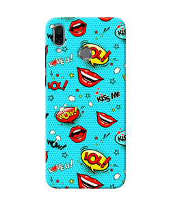 Lol Lips Print Honor Play Back Cover