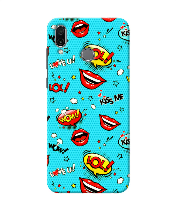 Lol Lips Print Honor Play Back Cover