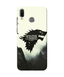 Winter Coming Stark Honor Play Back Cover