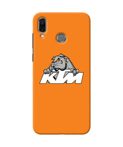 Ktm Dog Logo Honor Play Back Cover