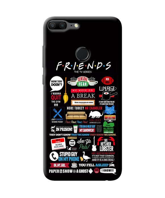 Friends Honor 9 Lite Back Cover