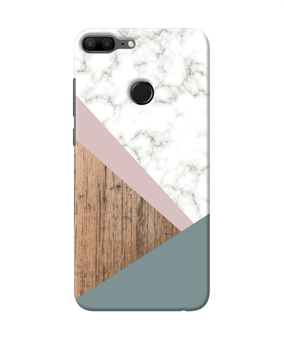 Marble Wood Abstract Honor 9 Lite Back Cover