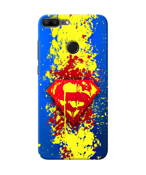 Superman Logo Honor 9 Lite Back Cover