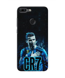 Christiano Ronaldo Blue Honor 9 Lite Real 4D Back Cover