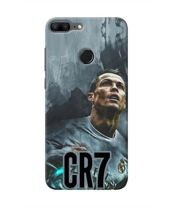 Christiano Ronaldo Grey Honor 9 Lite Real 4D Back Cover