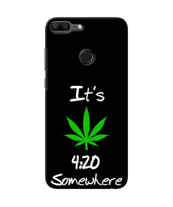 Weed Quote Honor 9 Lite Real 4D Back Cover