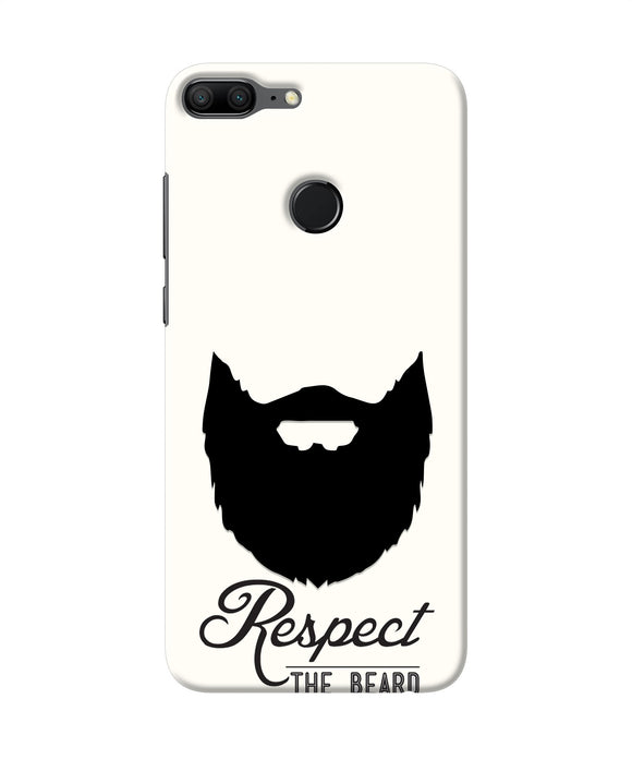 Respect the Beard Honor 9 Lite Real 4D Back Cover