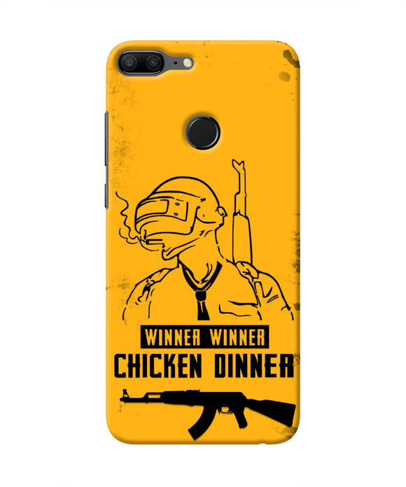 PUBG Chicken Dinner Honor 9 Lite Real 4D Back Cover