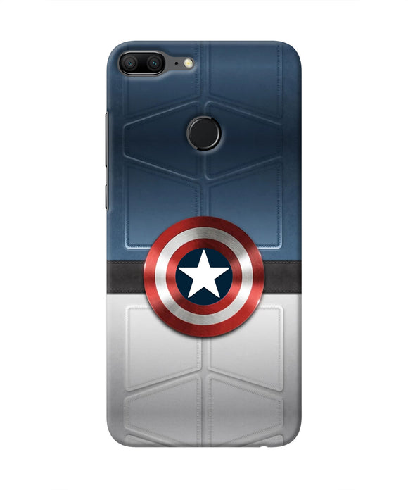 Captain America Suit Honor 9 Lite Real 4D Back Cover