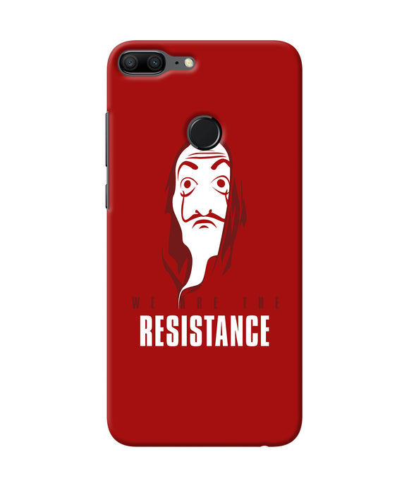 Money Heist Resistance Quote Honor 9 Lite Back Cover