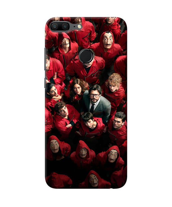 Money Heist Professor with Hostages Honor 9 Lite Back Cover