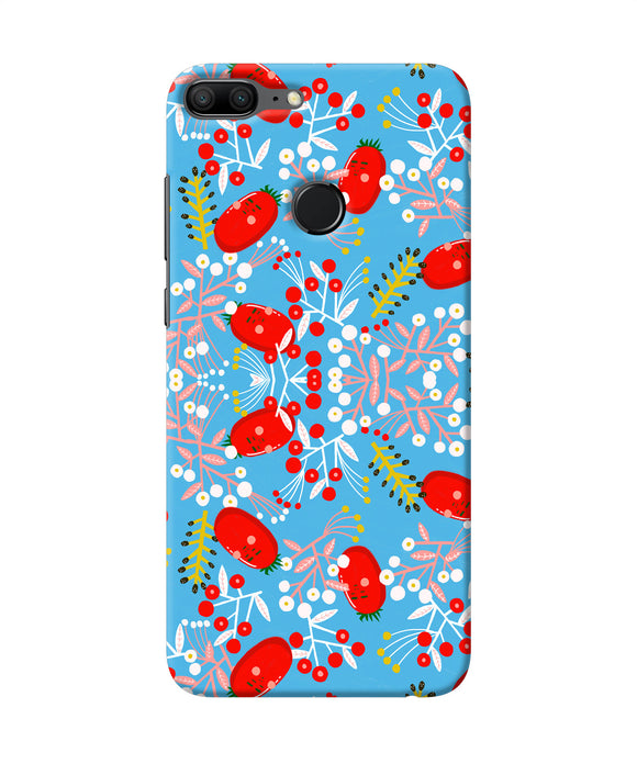 Small Red Animation Pattern Honor 9 Lite Back Cover