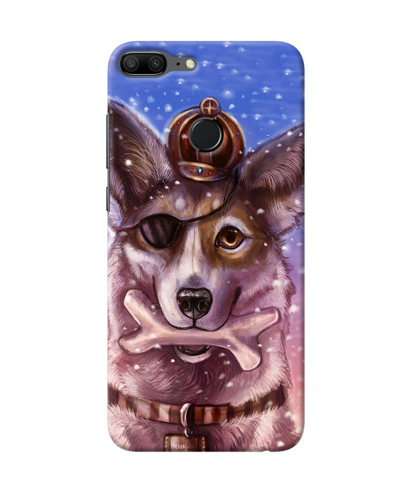 Pirate Wolf Honor 9 Lite Back Cover