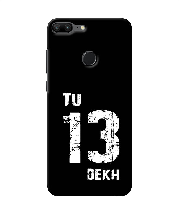 Tu Tera Dekh Quote Honor 9 Lite Back Cover