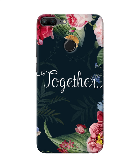 Together Flower Honor 9 Lite Back Cover