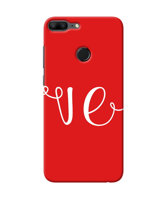 Love Two Honor 9 Lite Back Cover