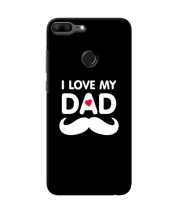 I Love My Dad Mustache Honor 9 Lite Back Cover