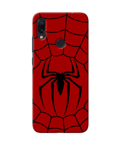 Spiderman Web Redmi Note 7 Real 4D Back Cover