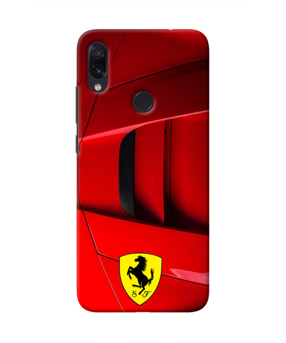 Ferrari Car Redmi Note 7 Real 4D Back Cover