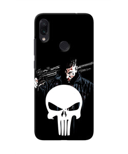 Punisher Character Redmi Note 7 Real 4D Back Cover