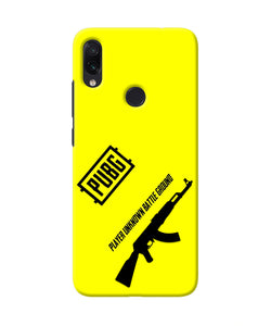 PUBG AKM Gun Redmi Note 7 Real 4D Back Cover