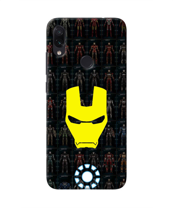 Iron Man Suit Redmi Note 7 Real 4D Back Cover