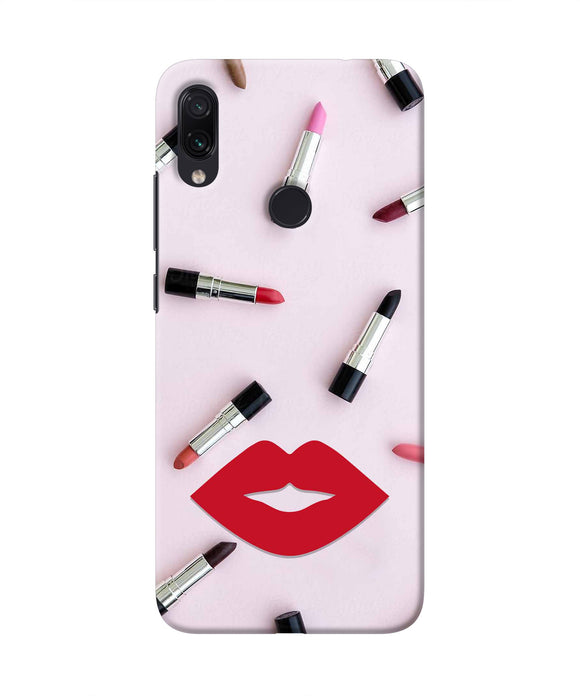 Lips Lipstick Shades Redmi Note 7 Real 4D Back Cover