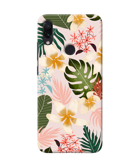 Leaf Print Redmi Note 7 Back Cover