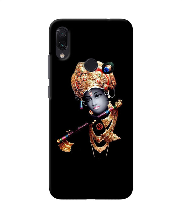 Lord Krishna With Fluet Redmi Note 7 Back Cover