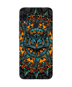 Angry Owl Art Redmi Note 7 Pro Back Cover