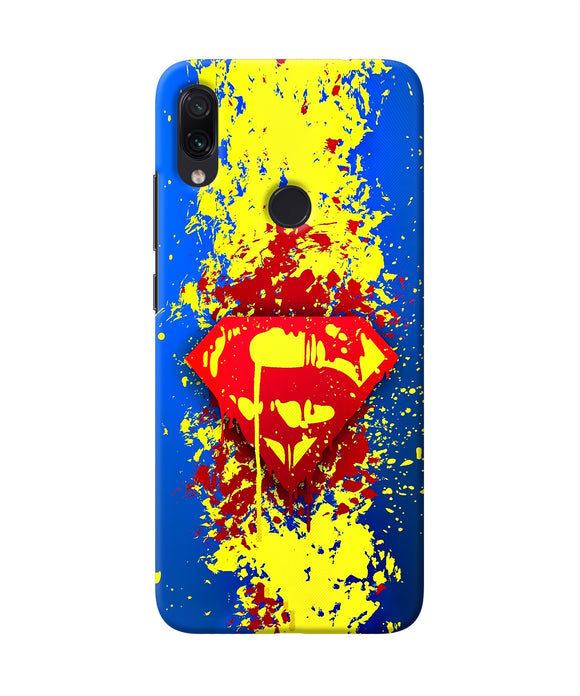 Superman Logo Redmi Note 7 Pro Back Cover