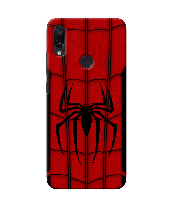 Spiderman Costume Redmi Note 7 Pro Real 4D Back Cover