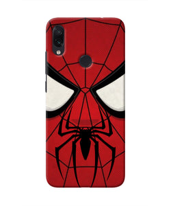Spiderman Face Redmi Note 7 Pro Real 4D Back Cover