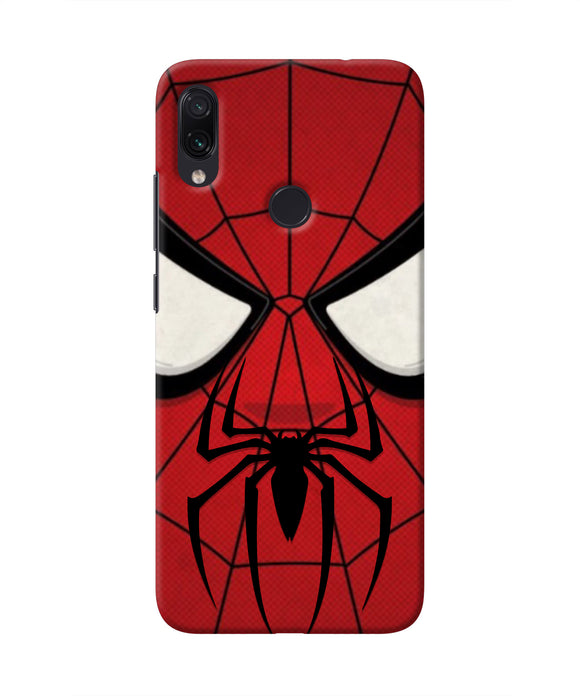 Spiderman Face Redmi Note 7 Pro Real 4D Back Cover