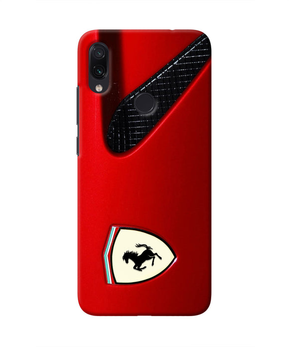 Ferrari Hood Redmi Note 7 Pro Real 4D Back Cover