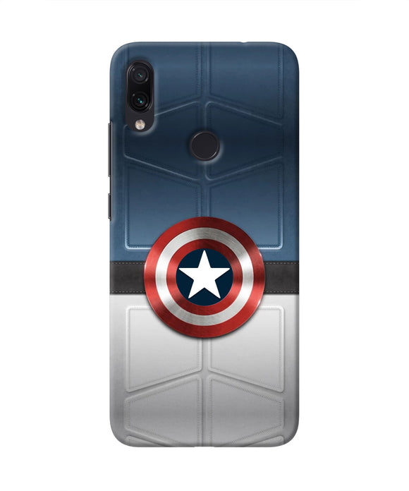 Captain America Suit Redmi Note 7 Pro Real 4D Back Cover