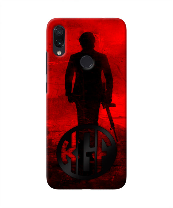 Rocky Bhai K G F Chapter 2 Logo Redmi Note 7 Pro Real 4D Back Cover