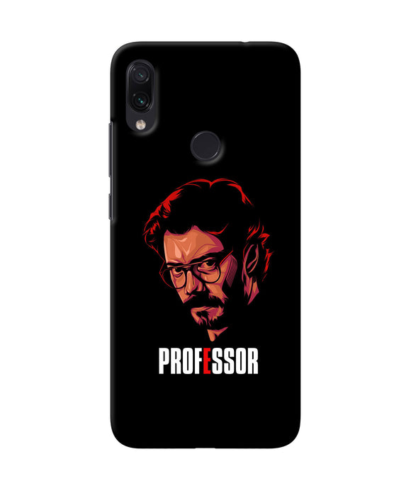 Money Heist Professor Sketch Redmi Note 7 Pro Back Cover