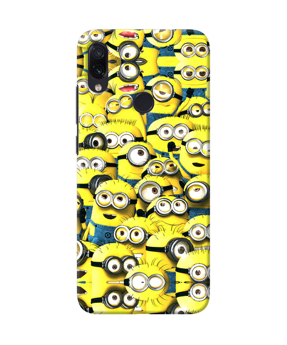 Minions Mini Crowd Redmi Note 7 Pro Back Cover