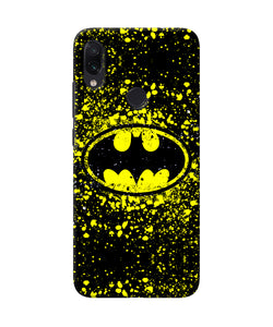 Batman Last Knight Print Yellow Redmi Note 7 Pro Back Cover